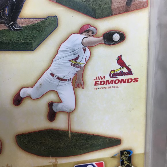 Jim Edmonds McFarlane Sports Picks Fig 2003 Baseball  Vtg NWT - Picture 7 of 8